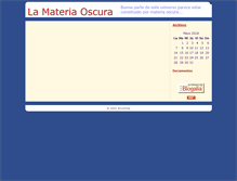 Tablet Screenshot of darkmatter.blogalia.com