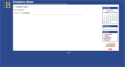 Desktop Screenshot of ciudadanoquien.blogalia.com
