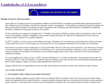Tablet Screenshot of cambalache.blogalia.com