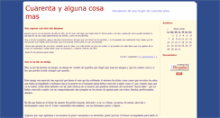 Desktop Screenshot of cuarenta.blogalia.com